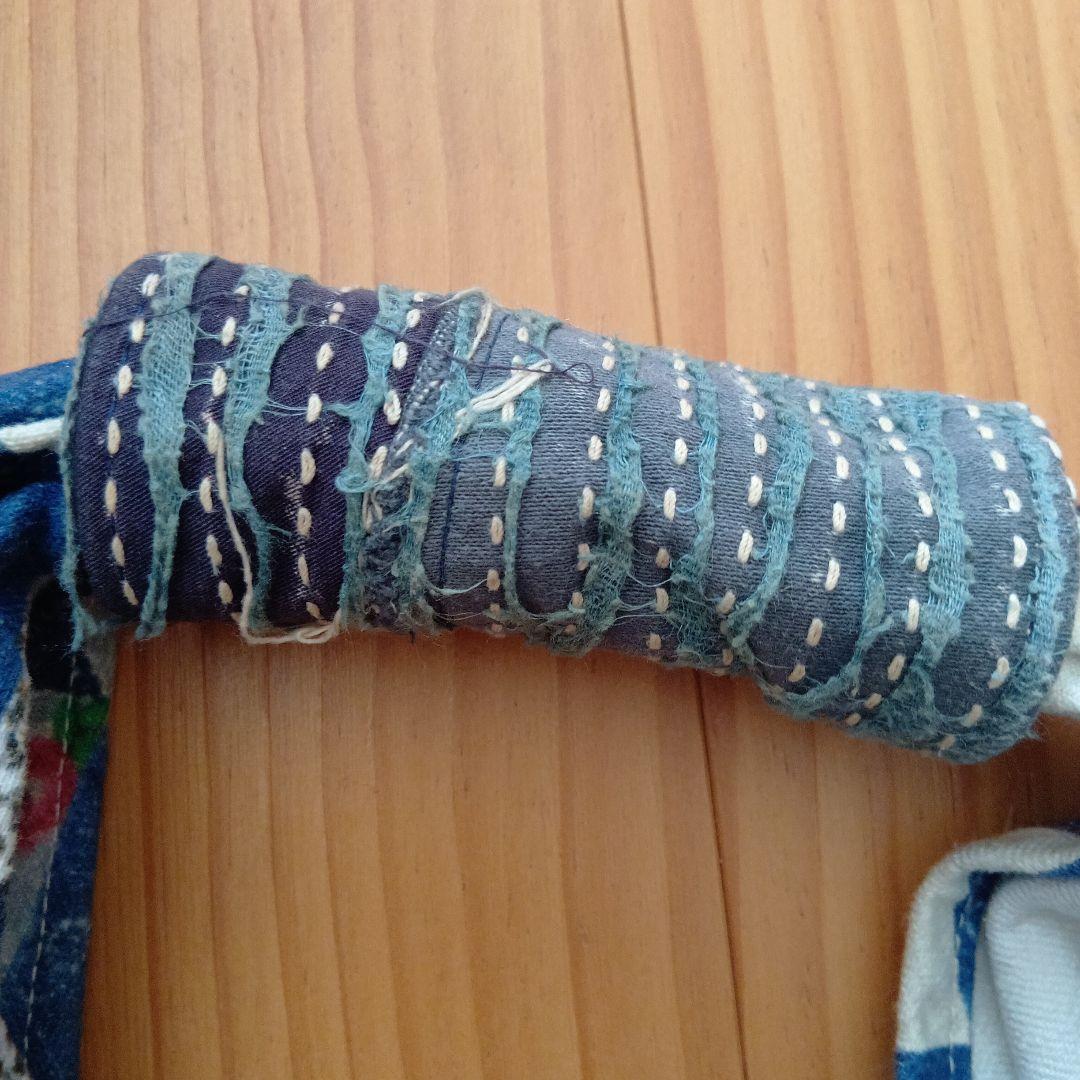 キャピタル　KAPITAL 転写　パッチワークプリント　バッグ