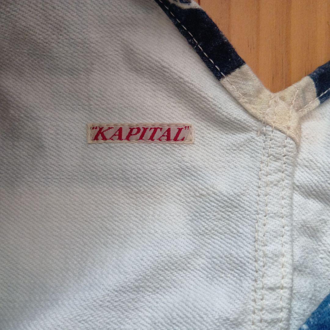 キャピタル　KAPITAL 転写　パッチワークプリント　バッグ