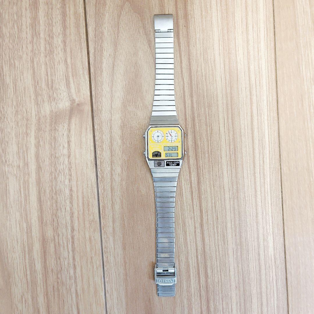 シチズン アナデジテンプ 1999本限定 ヴェールダンス イエロー×シルバー