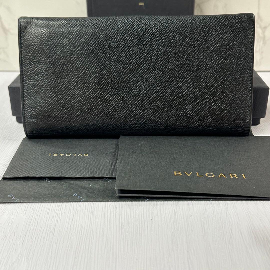 超美品‼️ ブルガリ　BVLGARI 財布　二つ折り　長財布　ロゴクリップ