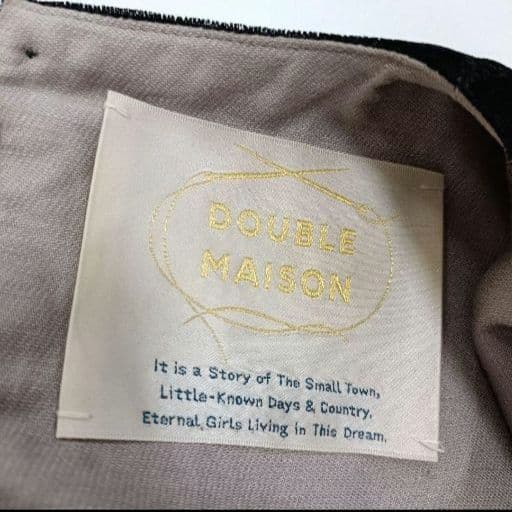 DOUBLE MAISON ドゥーブルメゾン ウェイタードレス ワンピース♪