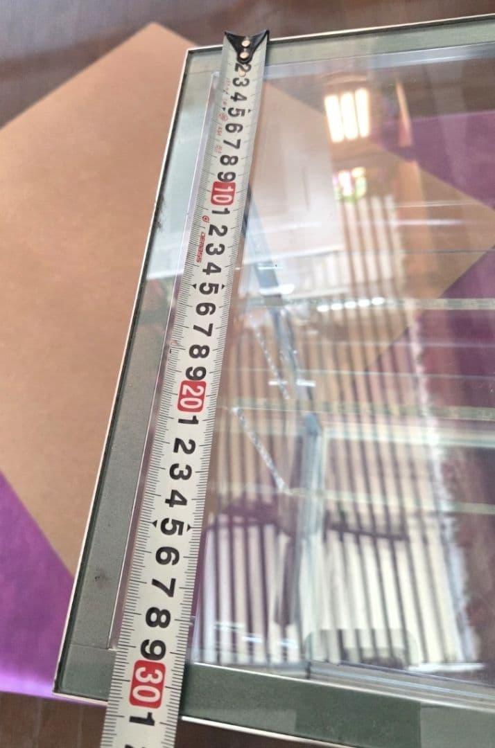 ガラス製ディスプレイケース 3段