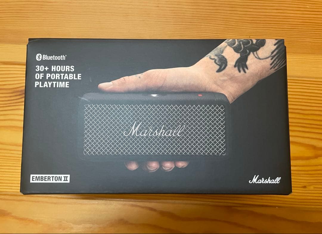 【美品】Marshall Emberton II Black and Steel