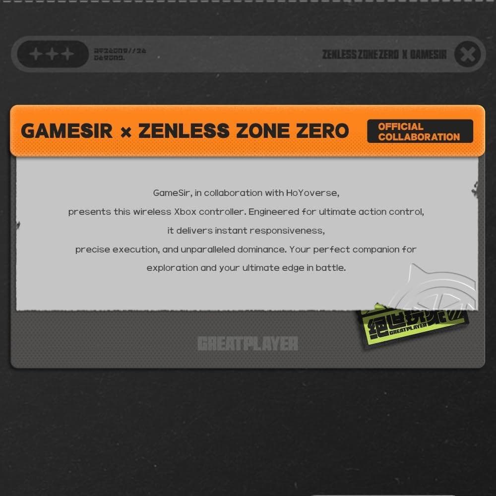 【新品】GameSirG7Pro コントローラー ゼンレスゾーンゼロエディション