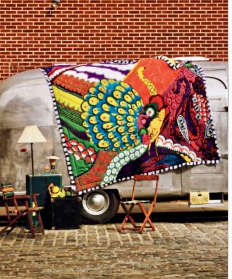 アンソロポロジーのベットカバー〈TWIN QUILT〉