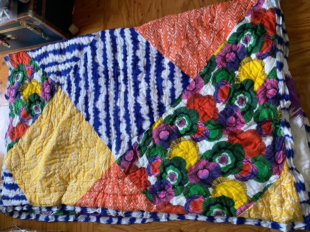 アンソロポロジーのベットカバー〈TWIN QUILT〉