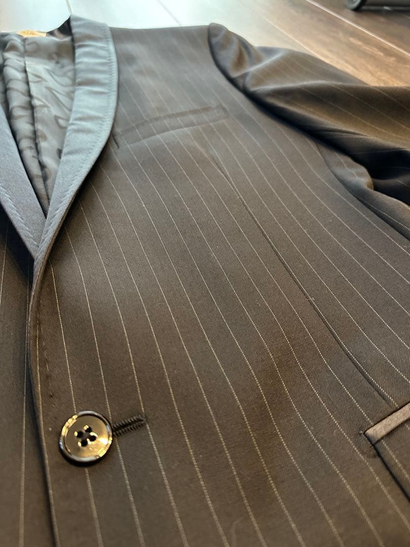 DOLCE & GABBANA ブラックストライプ テーラードジャケット