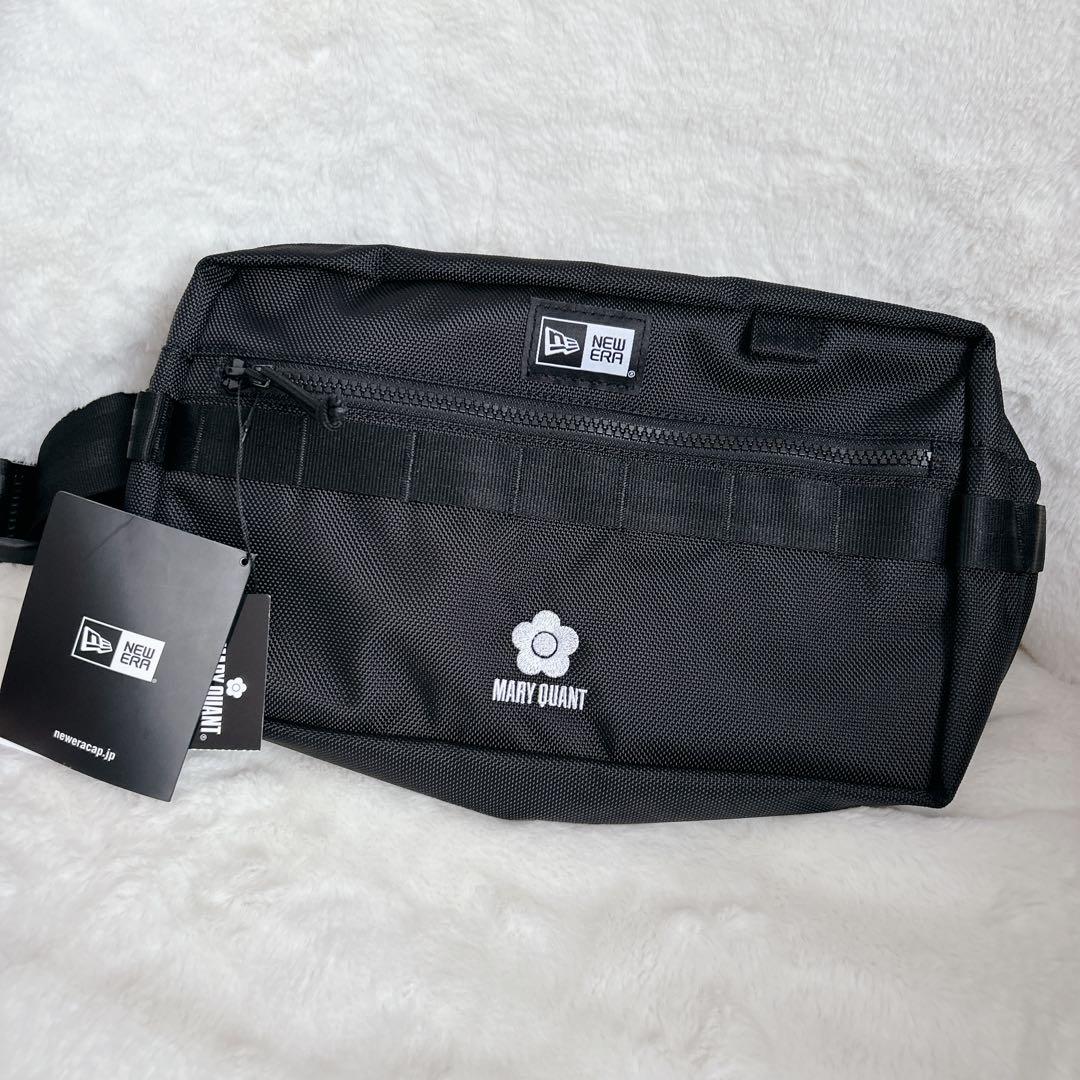 【新品未使用】 マリークワント ニューエラ コラボ ボディバッグ ブラック