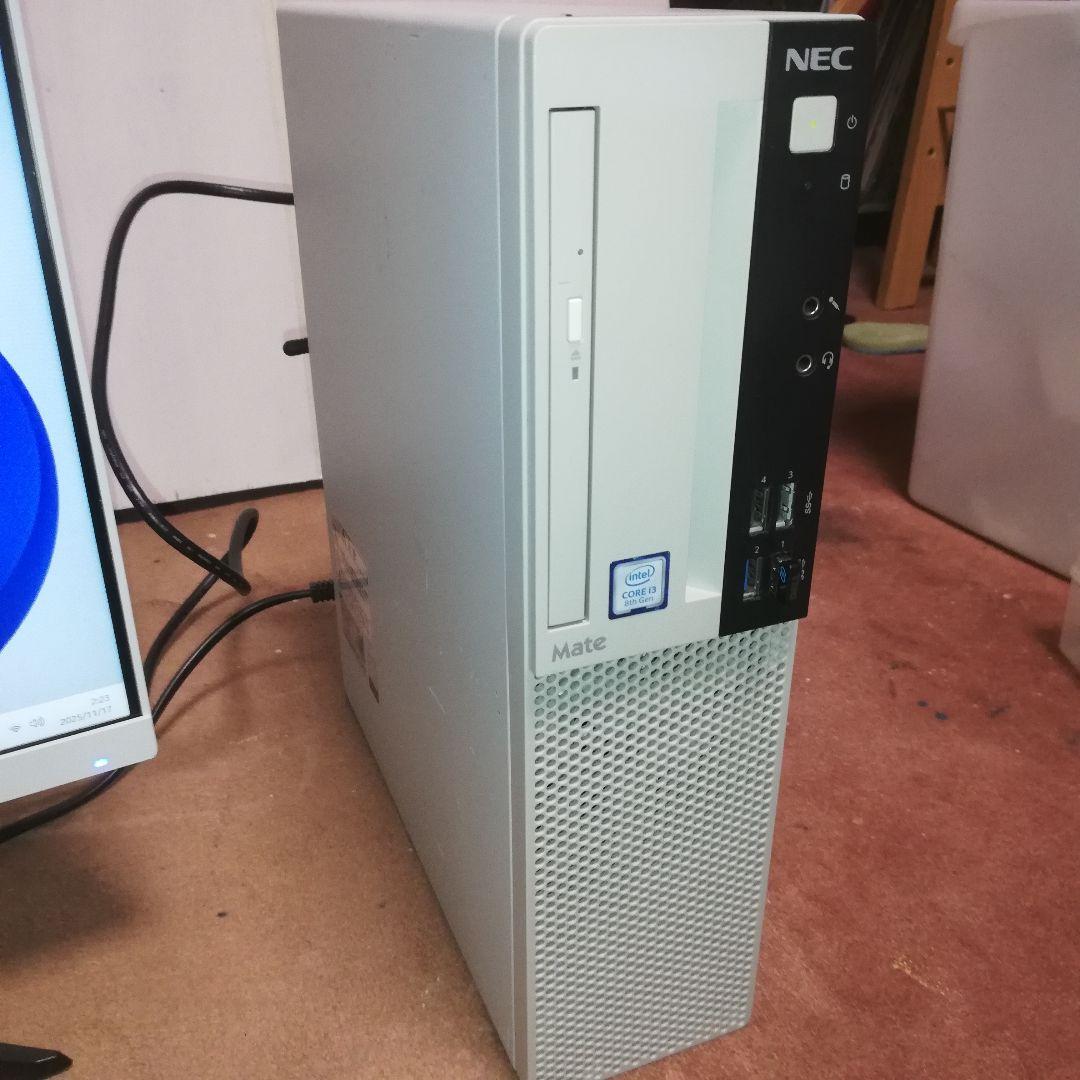 NEC Win11正式対応 スリムPCと 超狭枠24インチモニター のセット