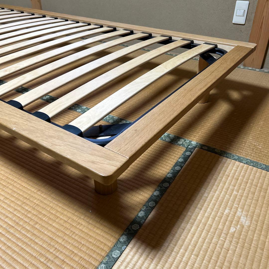 【美品】【無印良品】【旧タイプ】木製 シングル ベッドフレーム