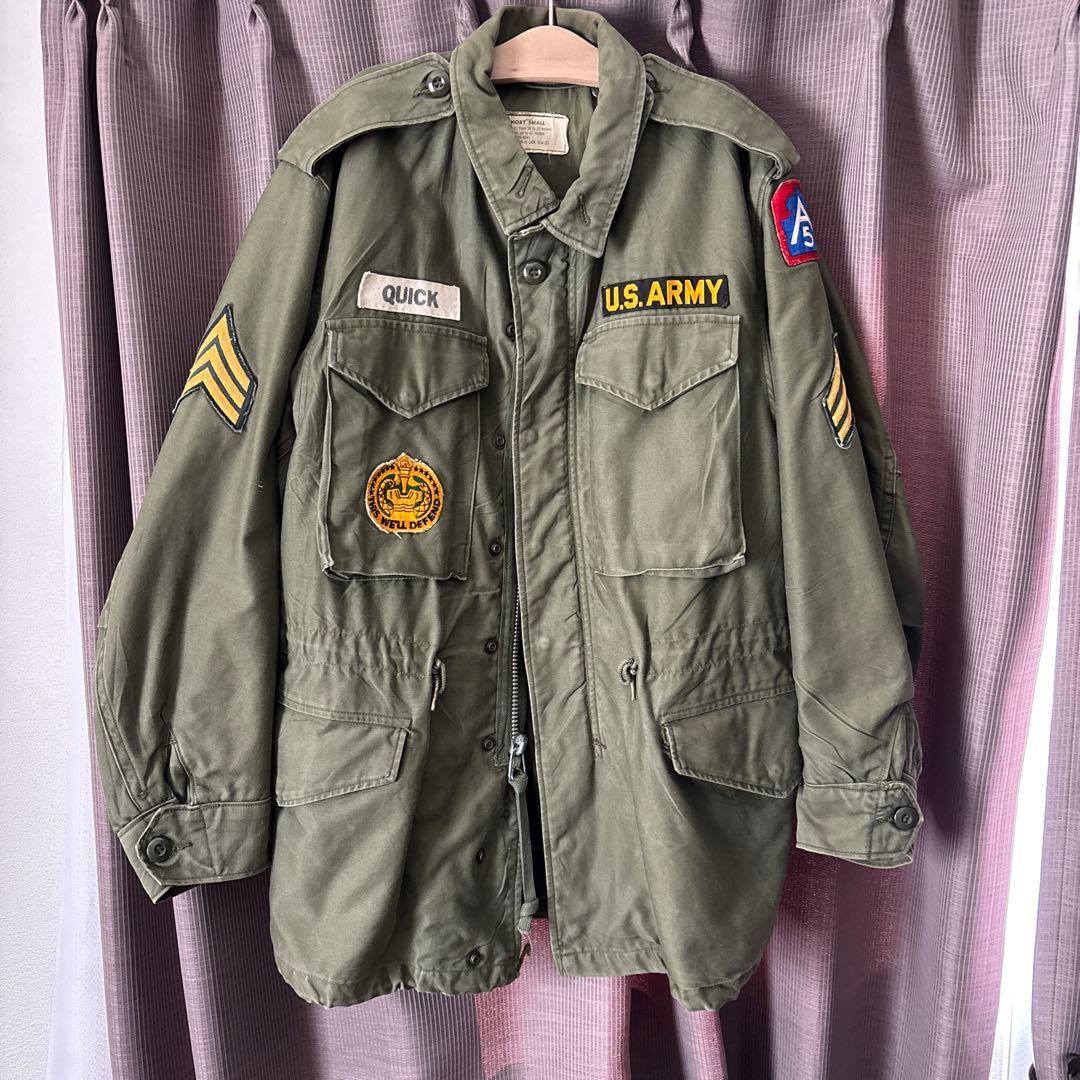 着画ありARMY ミリタリージャケットＳ-Ｓ　Ｍ-51 Ｍ-65
