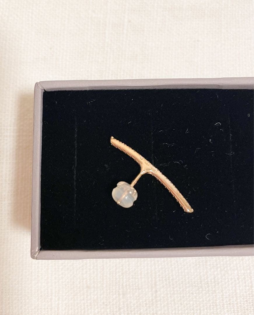 ヒロタカ　ロングバーダイヤモンドピアス GS23KDE