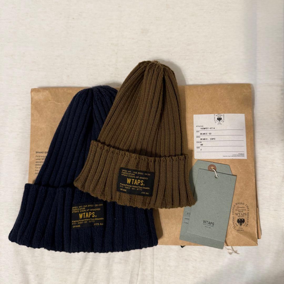 WTAPS / ダブルタップス ニット帽 ビーニー 2色セット