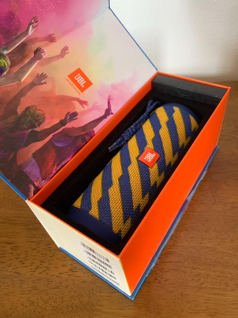 JBL FLIP4 限定色 マルチカラー 付属品完備 ワイヤレススピーカー