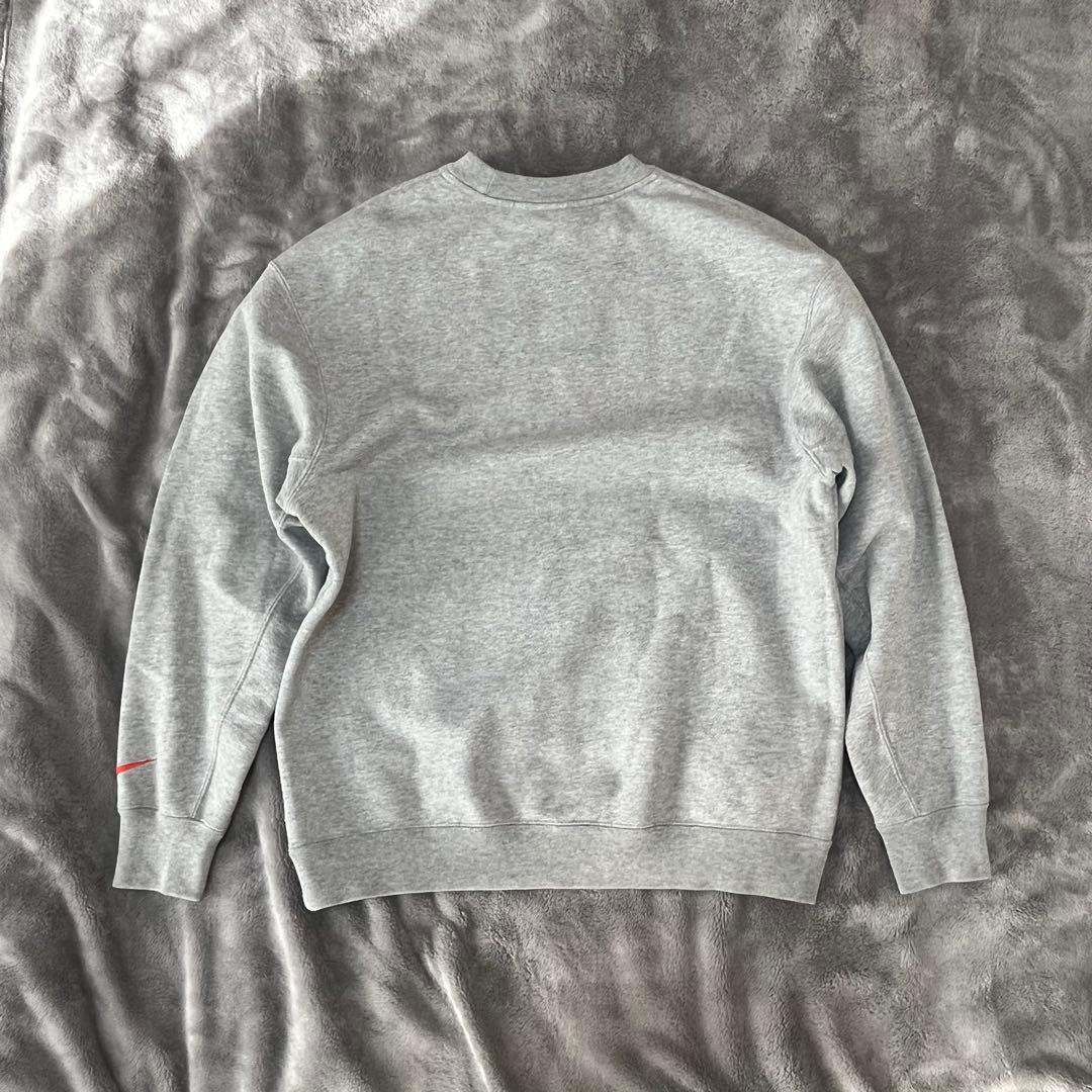 s*様 ★希少レア★NIKE ナイキ ゴツナイキ スウェット L グレー センタ