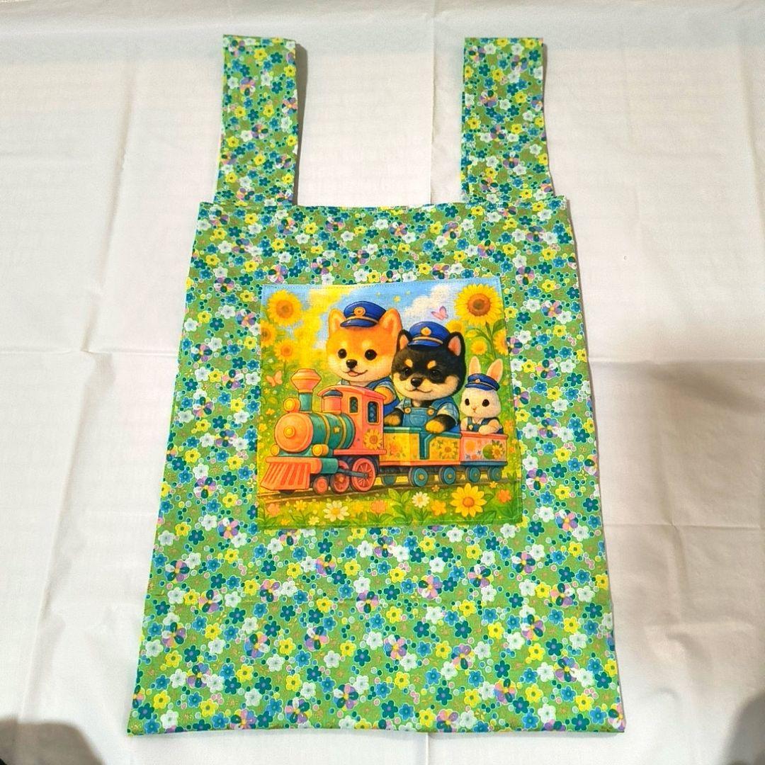 豆柴助様】ハンドメイドオーダー★柴犬★ハンカチ&エコバッグ&ストラップ　8点