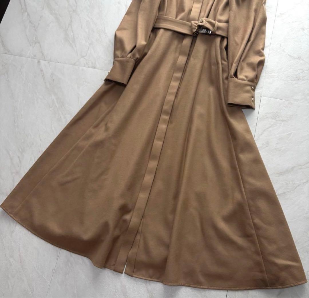 【2024年】ANAYI アナイ　ハイカウントフラノフレアロングワンピース　34