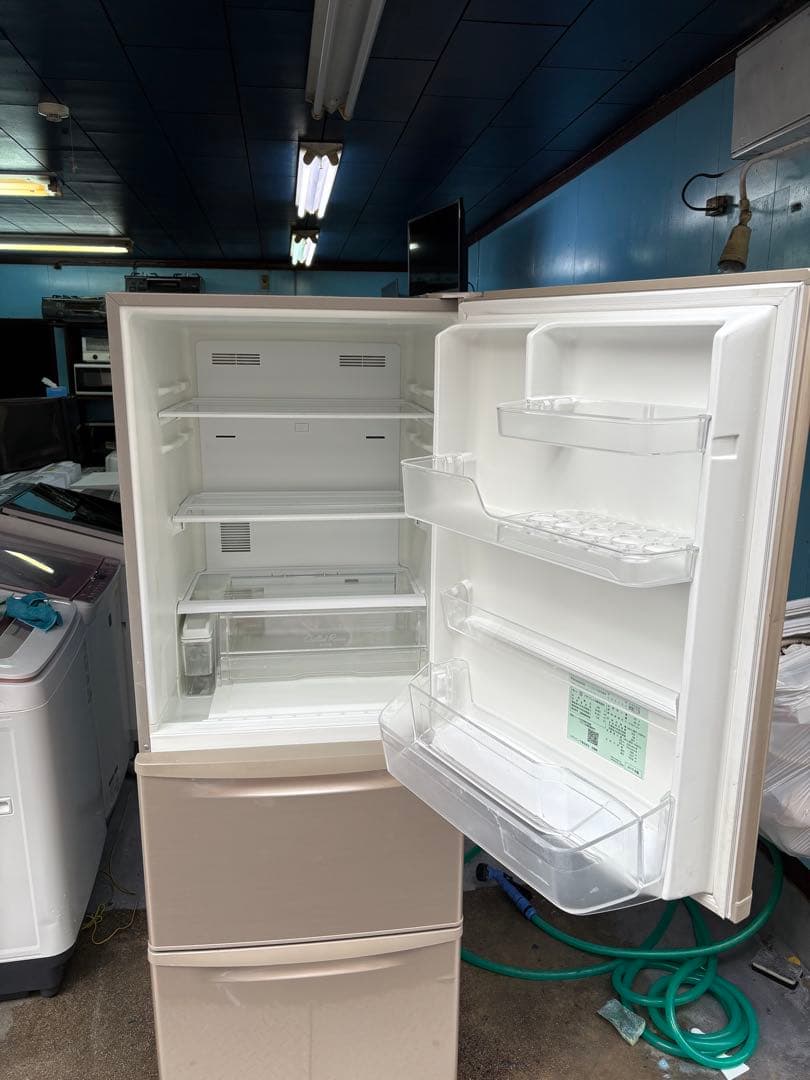 Panasonic 3ドア冷蔵庫 クリーム色2019年