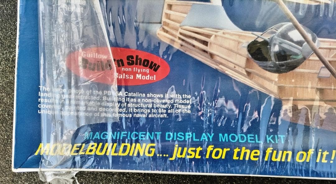 Guillow社大型スケールディスプレイモデルキットCatalinaPBY-5a