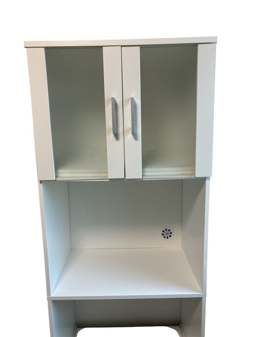 【送料込/組立済】ニトリ レンジボード 食器棚 キッチンボード 白