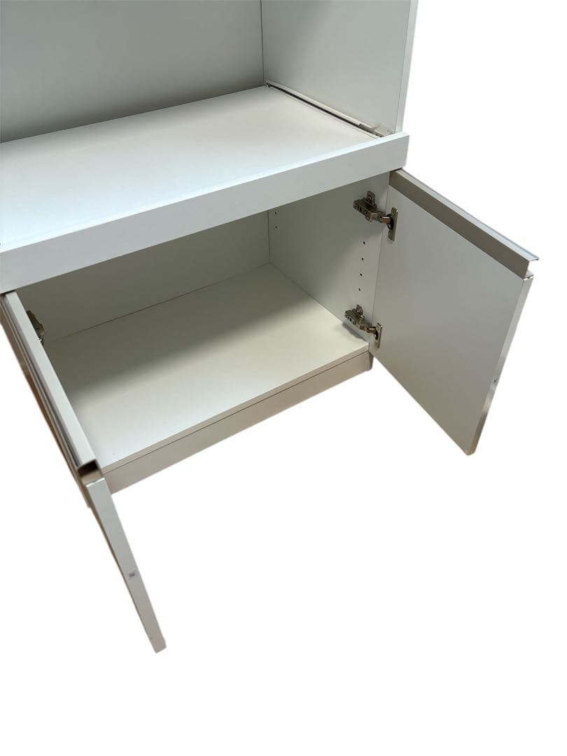 【送料込/組立済】ニトリ レンジボード 食器棚 キッチンボード 白