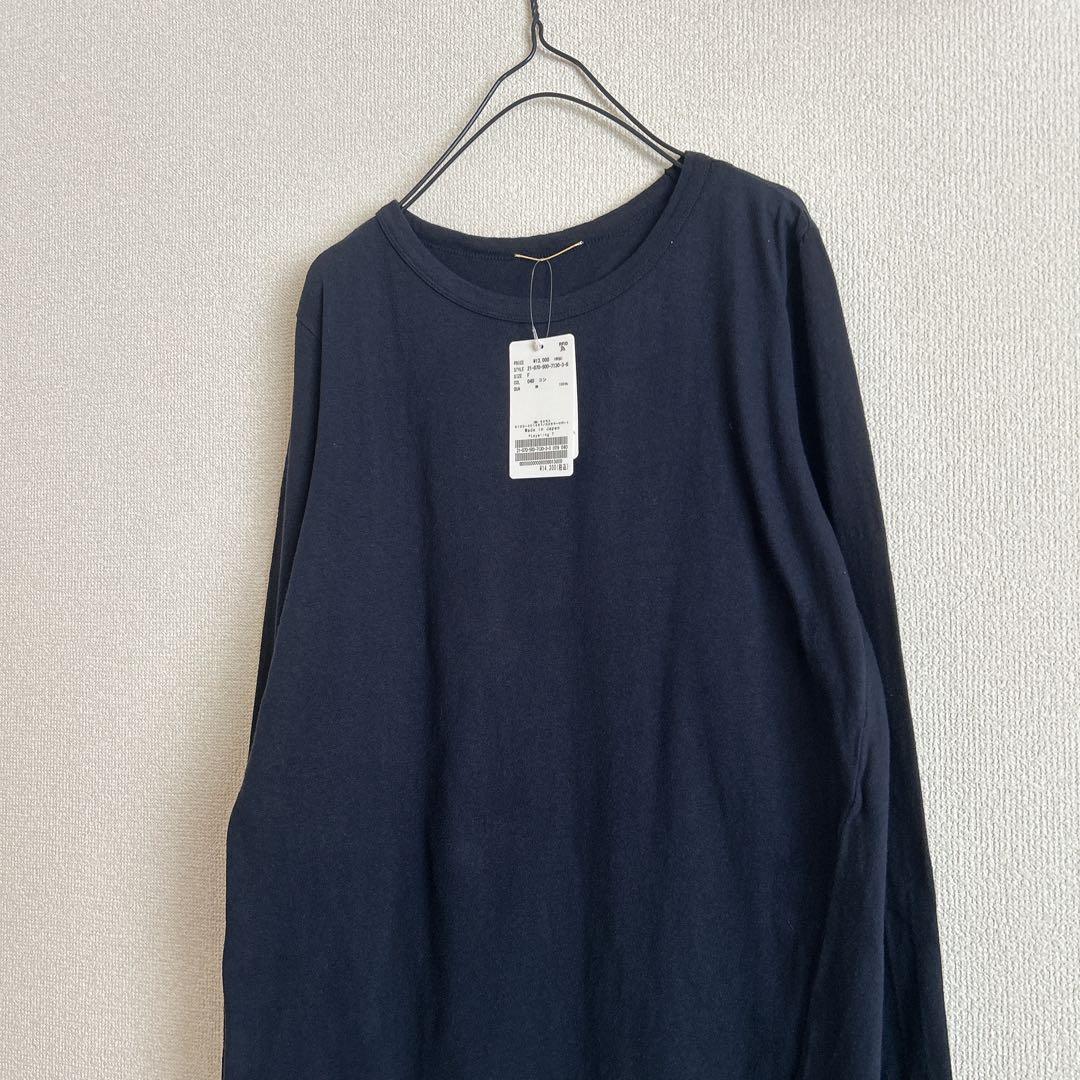 Deuxieme Classe 新品未使用　Layering Tシャツ　ネイビー