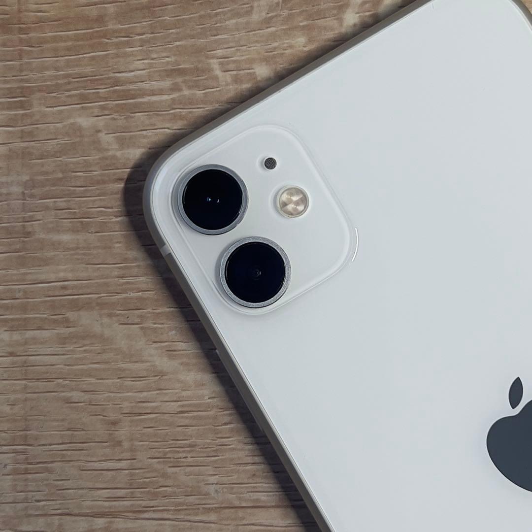 【美品】iPhone 11 ホワイト 128GB SIMフリー Apple 本体