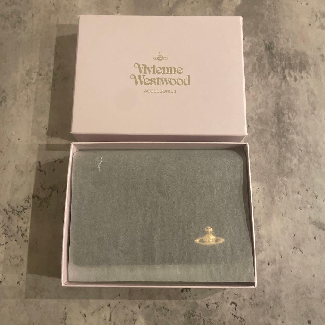【未使用×箱あり】ヴィヴィアンウエストウッド 名刺入れ／ブラウン／レディース向け