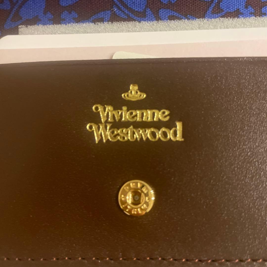 【未使用×箱あり】ヴィヴィアンウエストウッド 名刺入れ／ブラウン／レディース向け