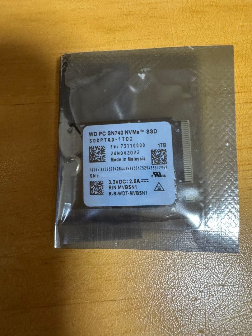 ■新品未開封品 SN740 1TB M.2 2230 SSD NVMe