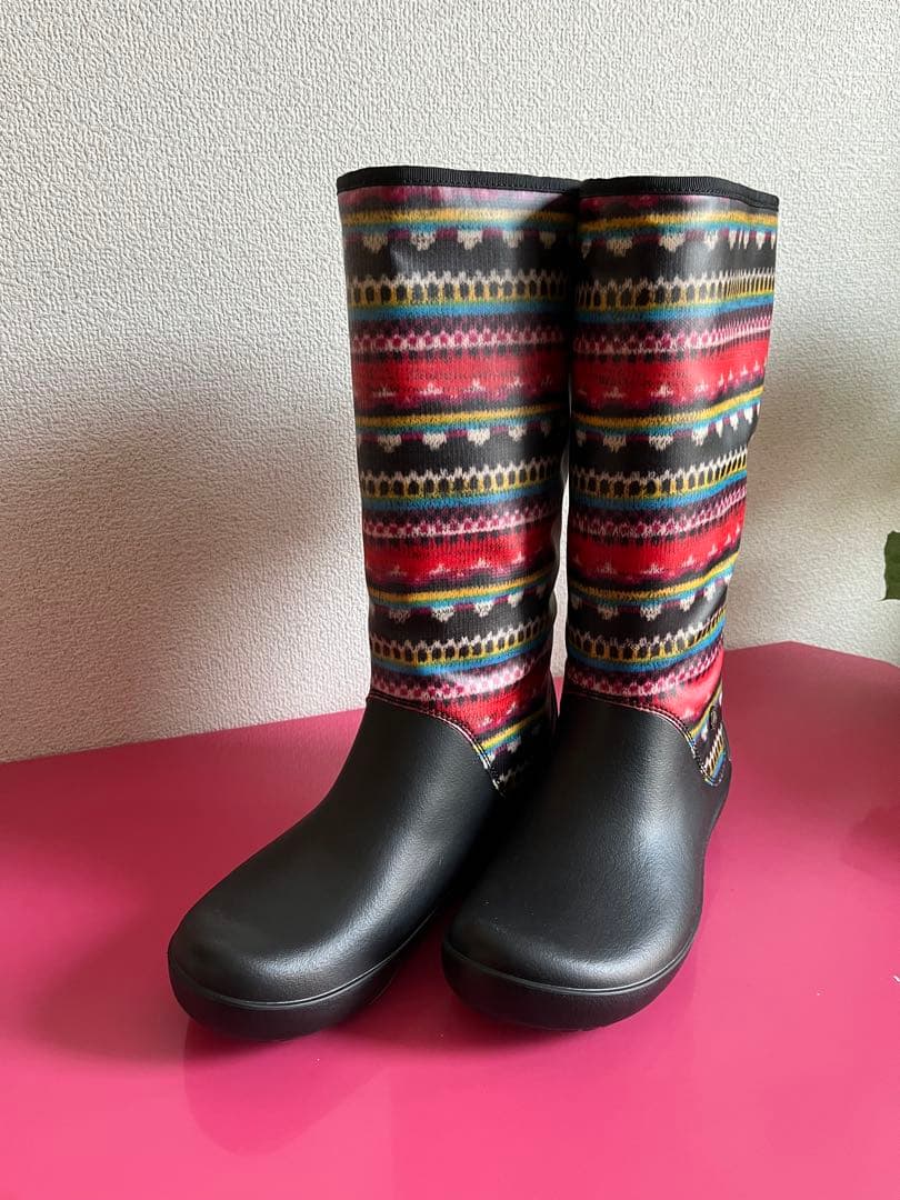 ☆ 新品☆　クロックス おしゃれ　　　レインブーツ