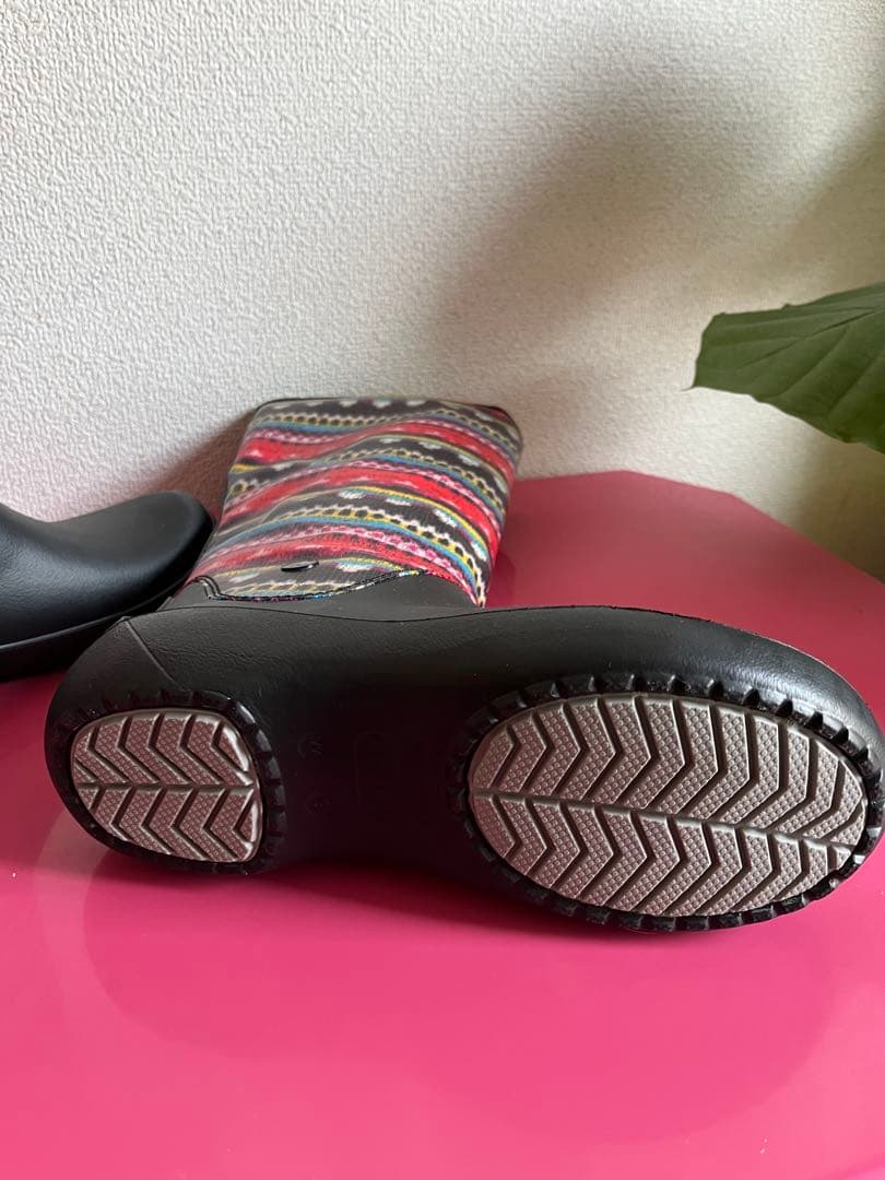 ☆ 新品☆　クロックス おしゃれ　　　レインブーツ