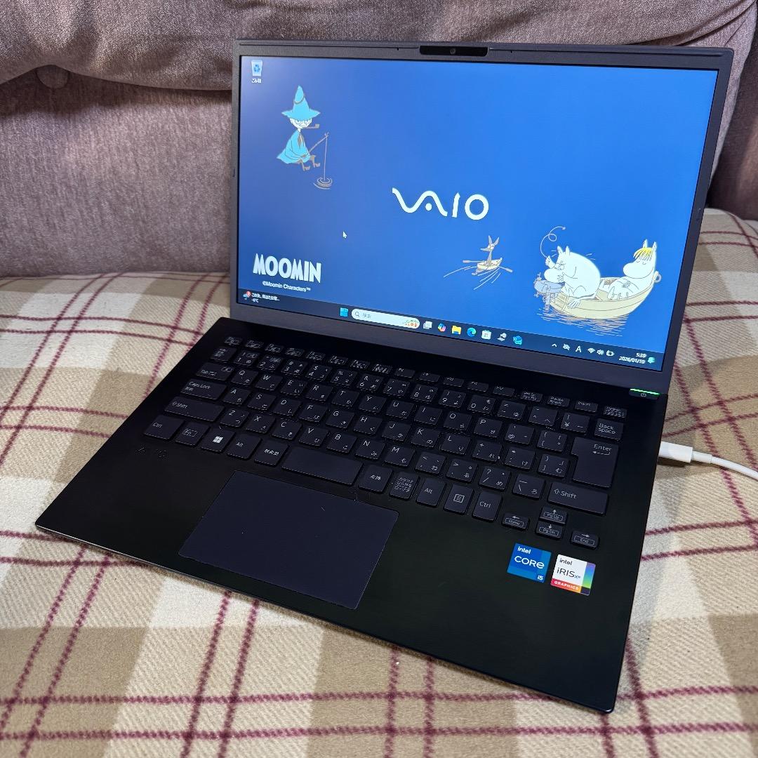 完動・美品✨️VAIO F14 ムーミンモデル ネイビーブルー VJF1418