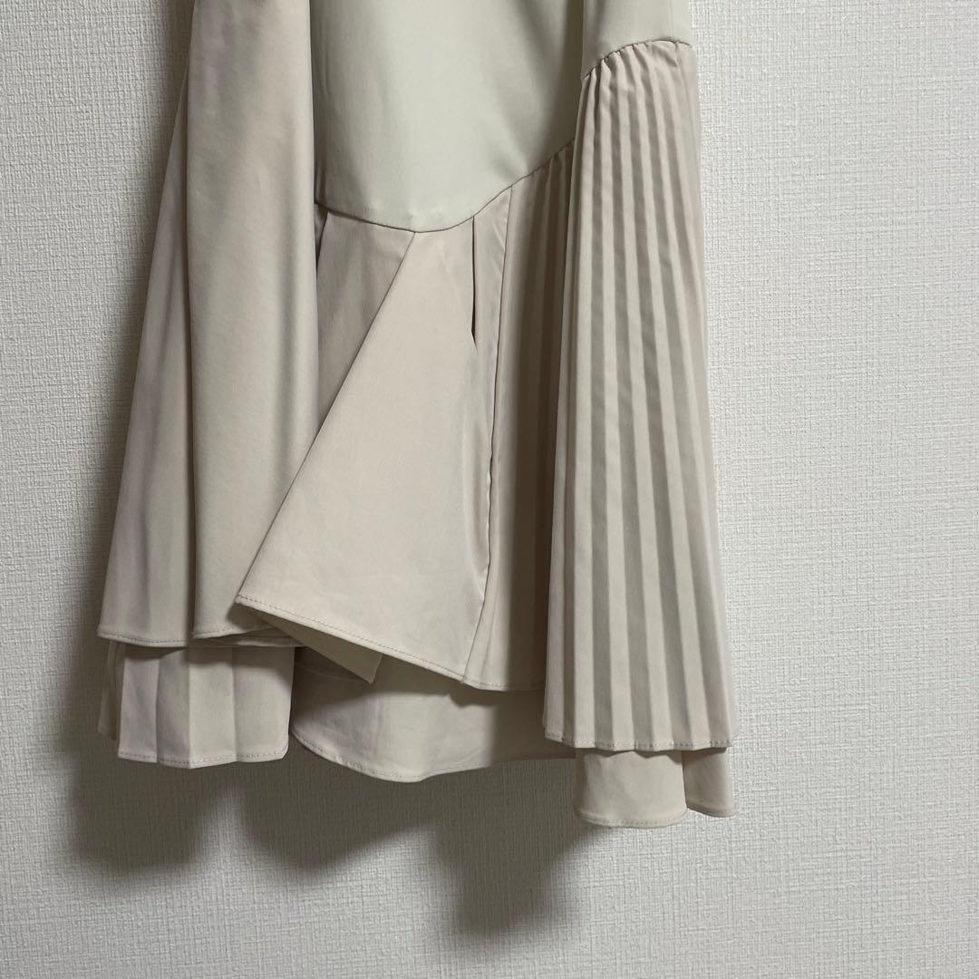 SNIDEL スナイデル フリルコンビニットワンピース