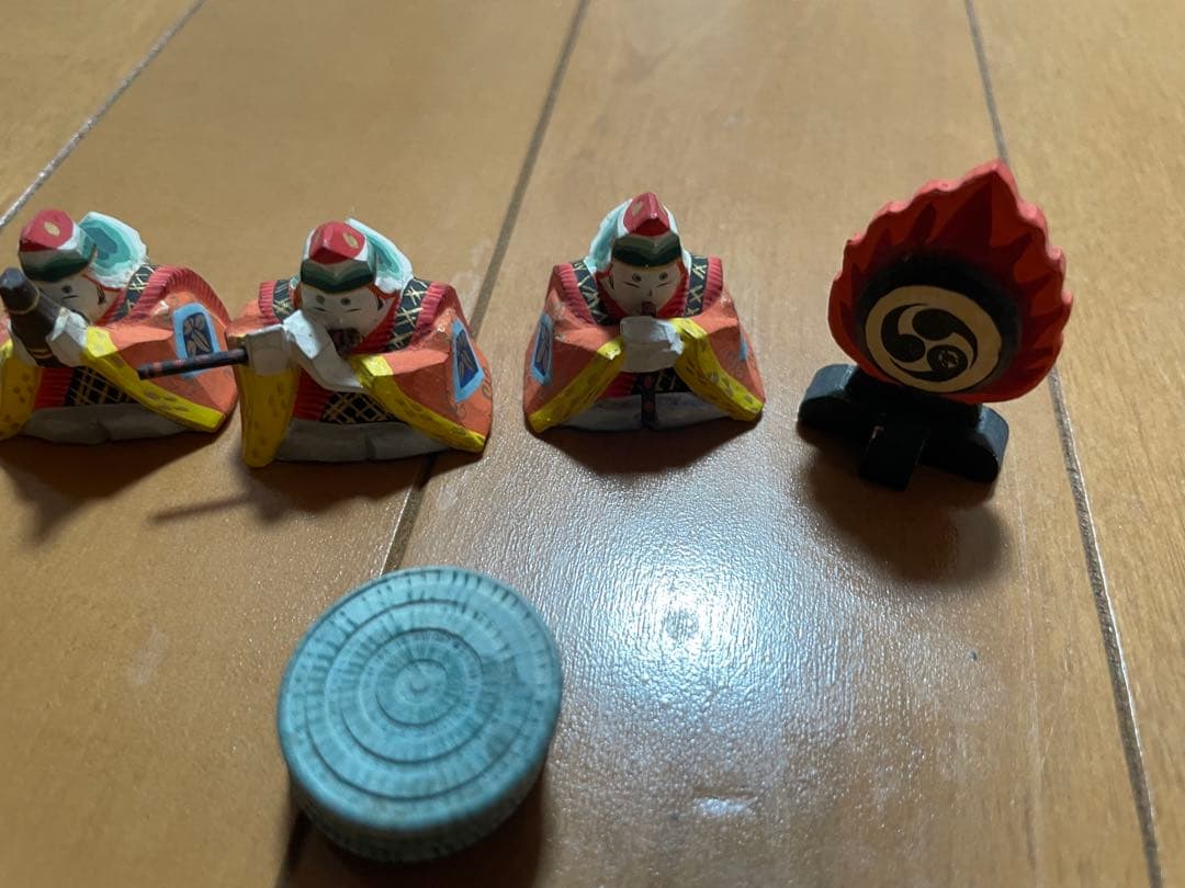 雛人形　五人囃子　五人ばやし　木彫