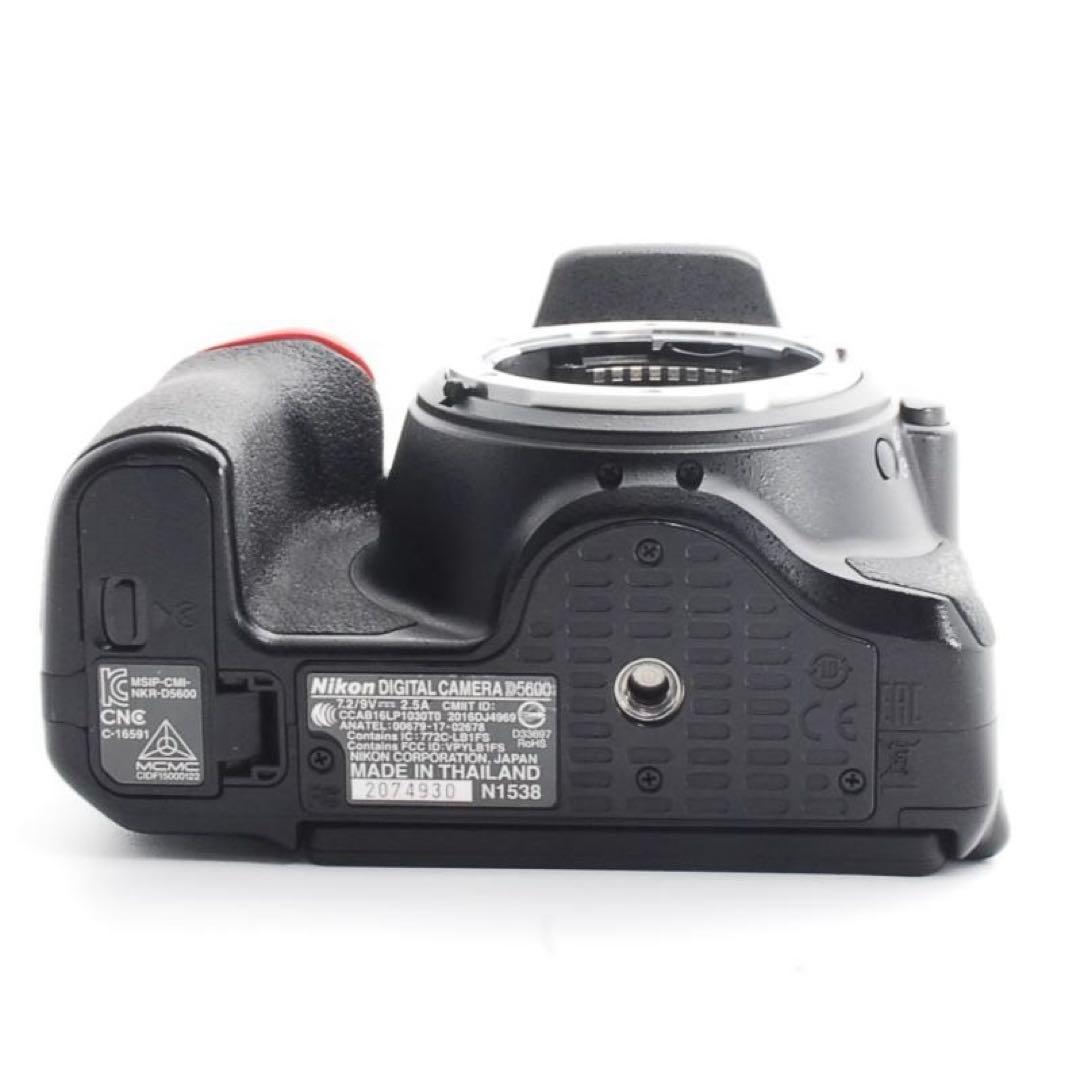 【最大2200円引】Nikon D5600✨一眼レフカメラ スマホ転送 初心者