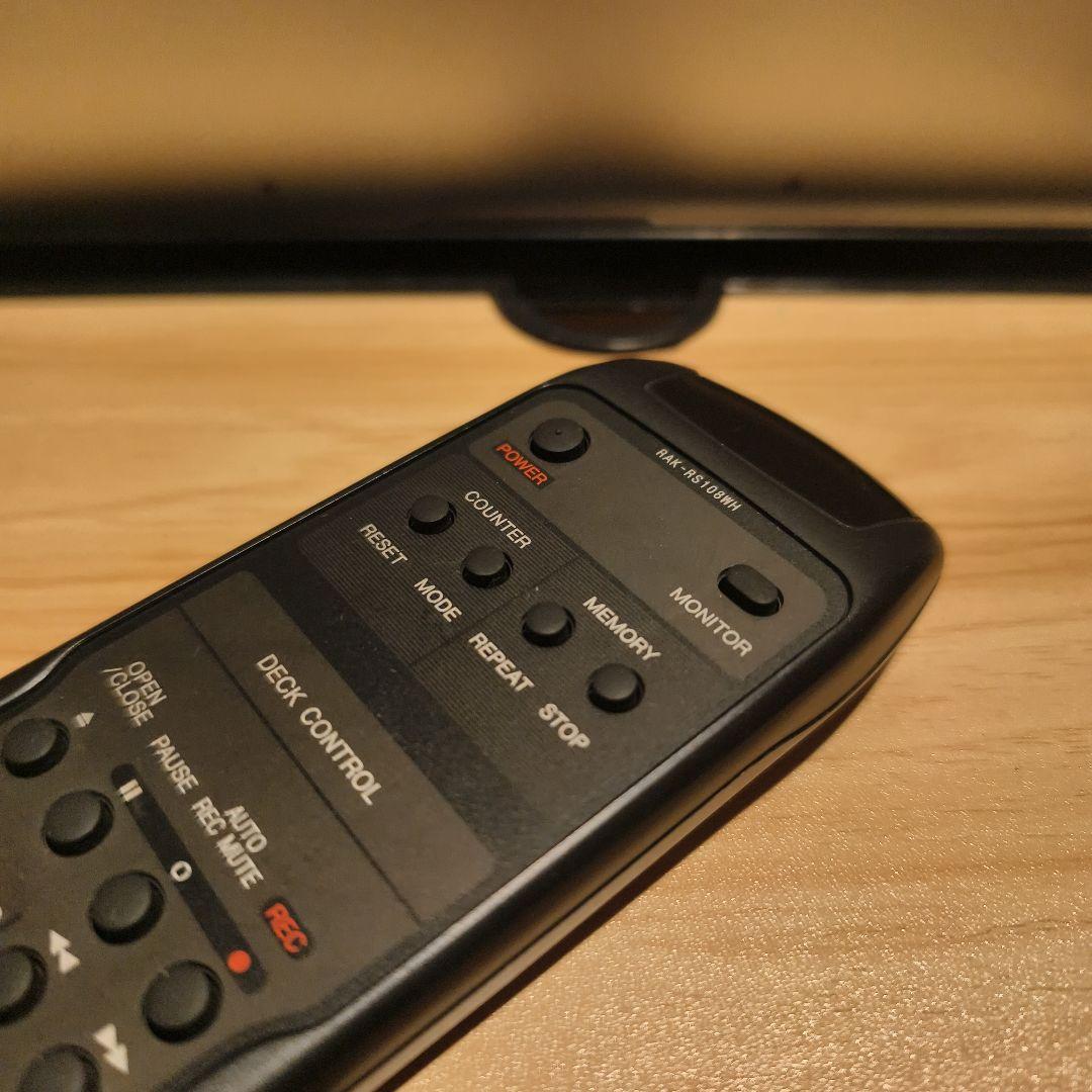 Technics テクニクス カセットデッキ用リモコン RAK-RS108WH