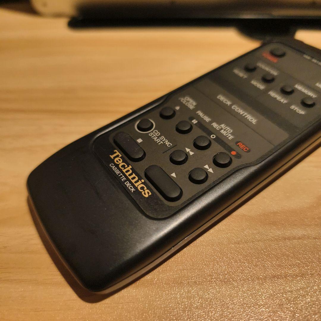 Technics テクニクス カセットデッキ用リモコン RAK-RS108WH
