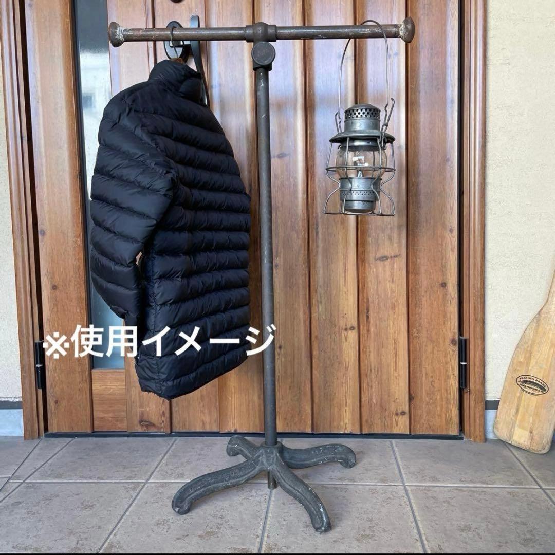 ヴィンテージ アイアン T字ハンガーラック インダストリアル シャビー 無骨