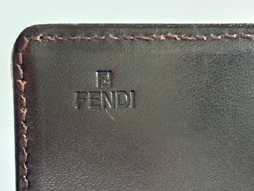 FENDI フェンディ ズッカ 名刺入れ カードケース ヴィンテージ