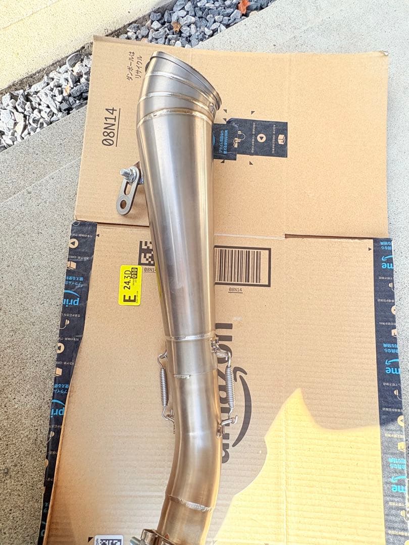 GSX-S750. スリップオンステンレス マフラー　LCIレーシング