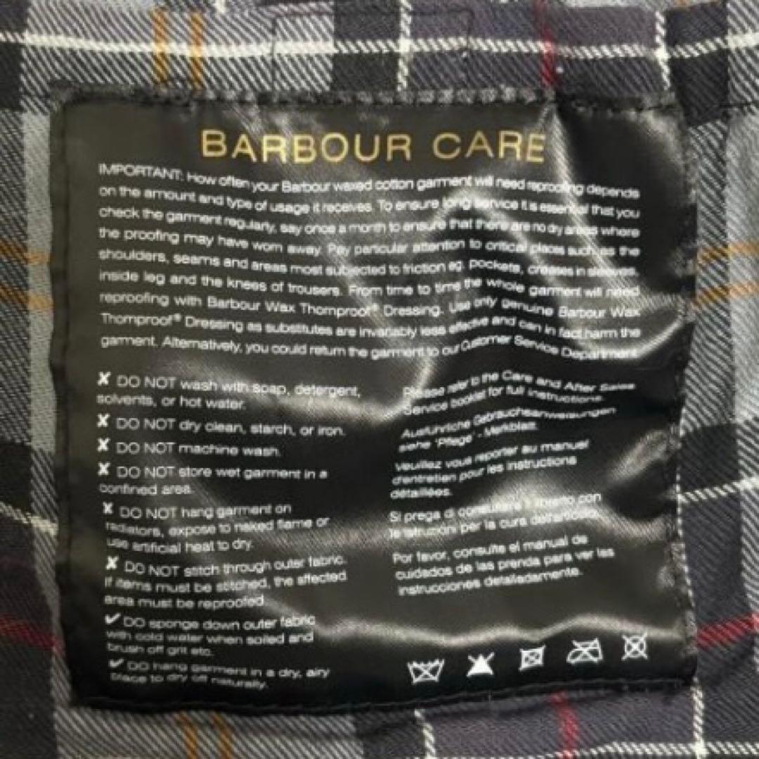 美品　Barbour バブアー　ワックスドコットンジャケット　オイルドジャケット