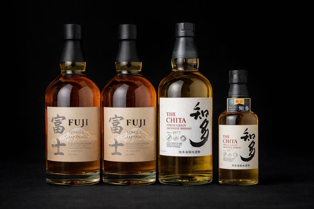 4本セット 富士シングルモルト×2 知多700ml＋350ml 未開封 即発送