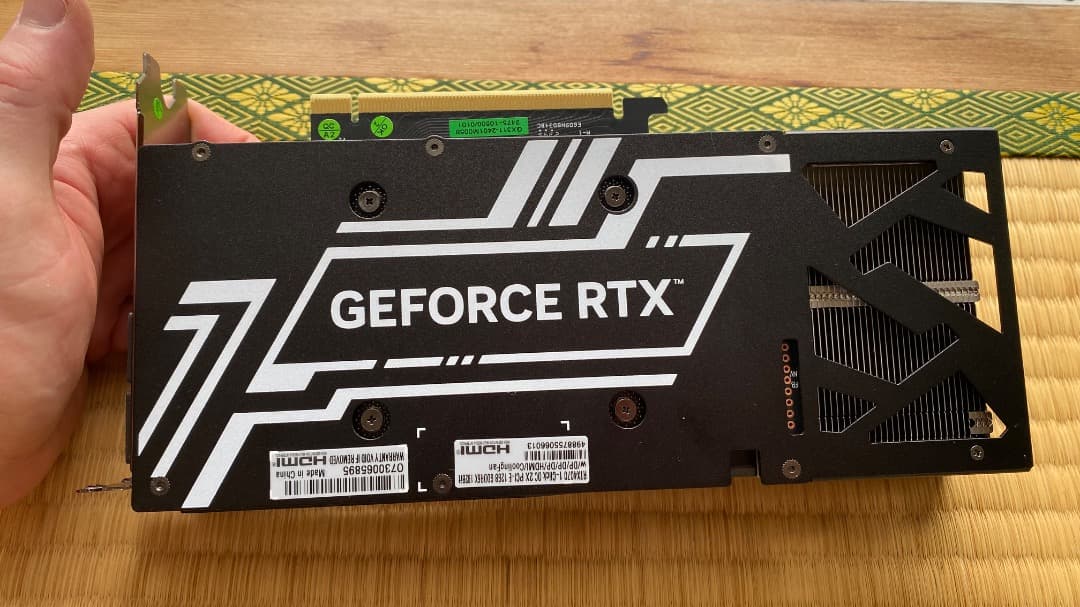 グラフィックボード・グラボ・ビデオカード NVIDIA GeForce RTX 4070 Galakuro