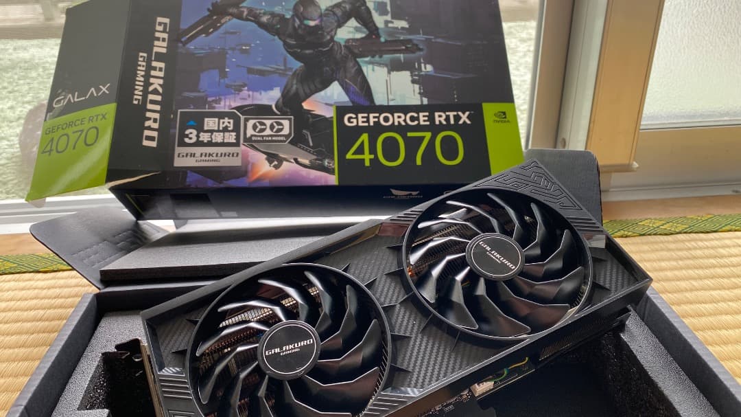 グラフィックボード・グラボ・ビデオカード NVIDIA GeForce RTX 4070 Galakuro