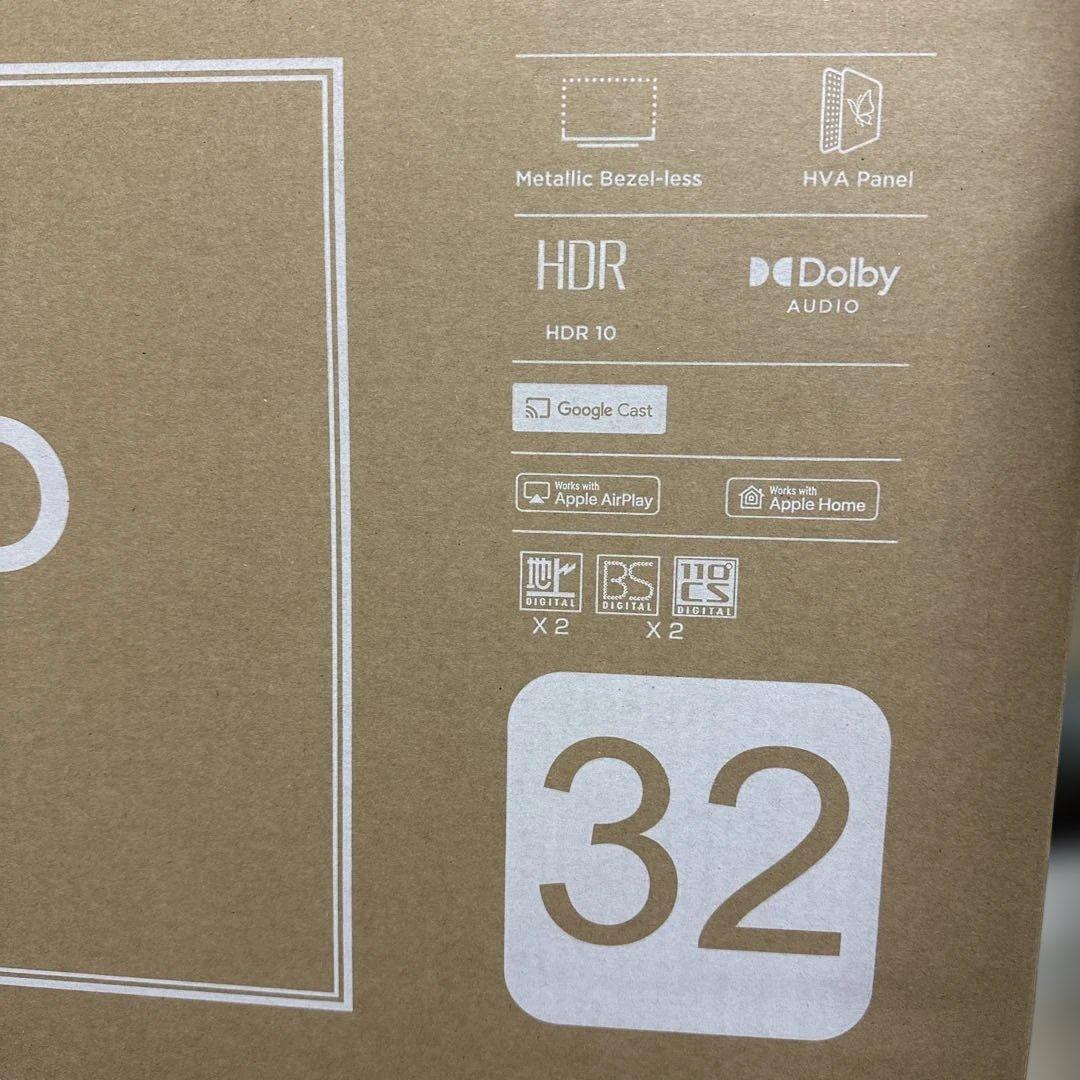 ★未使用級★TCL 32S59K FHD QLED 32型テレビ Google