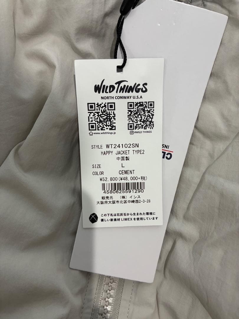 【新品】WILD THINGS HAPPY JACKET TYPE2 Lサイズ