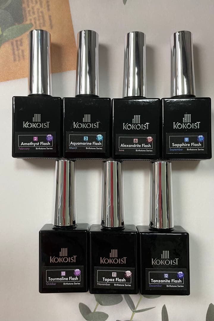 P様 KOKOIST バースストーン フラッシュ 誕生石 7本 まとめて 新品