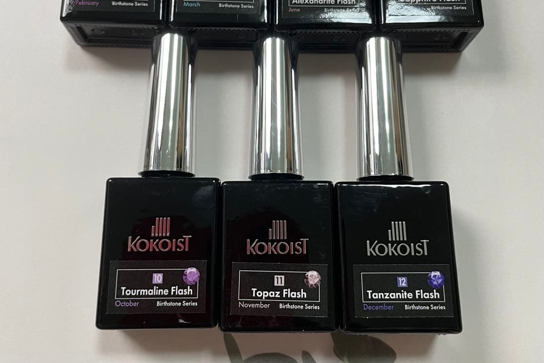 P様 KOKOIST バースストーン フラッシュ 誕生石 7本 まとめて 新品