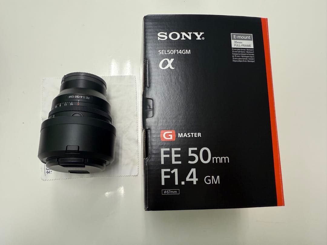 SONY FE 50mm F1.4 GM レンズ新品未使用おまけ付き